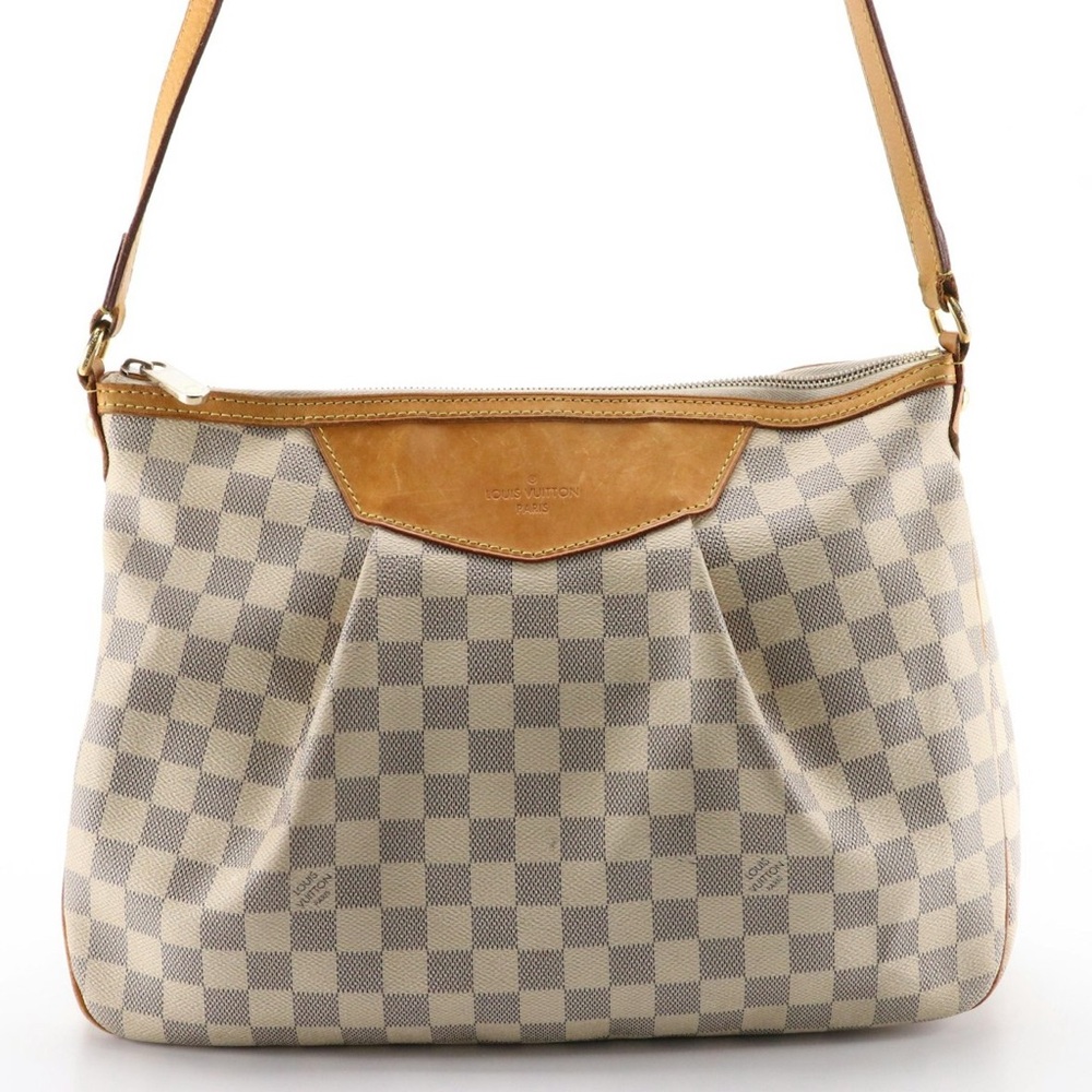 Louis Vuitton Siracusa MM Damier White Bag
